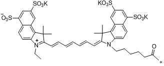 磺化Cy7.5化学结构